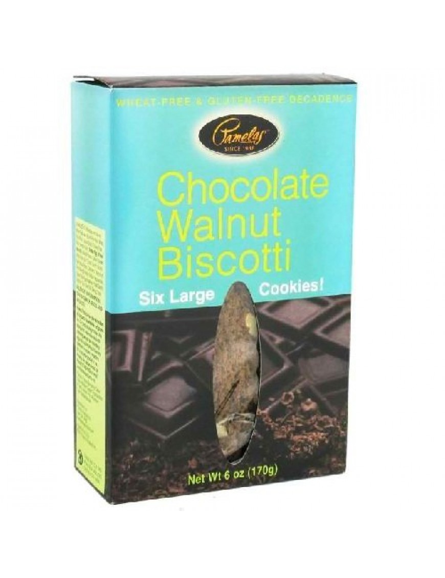 Pamela'S Products Biscotti, Chocolate Walnut (8X6 OZ)