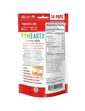 Yummy Earth Fruit Pop Pc Lollipop (6x3 Oz)