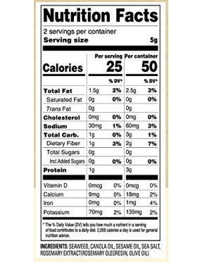 Annie Chun's Seaweed Snack Sesame (12x0.35Oz)