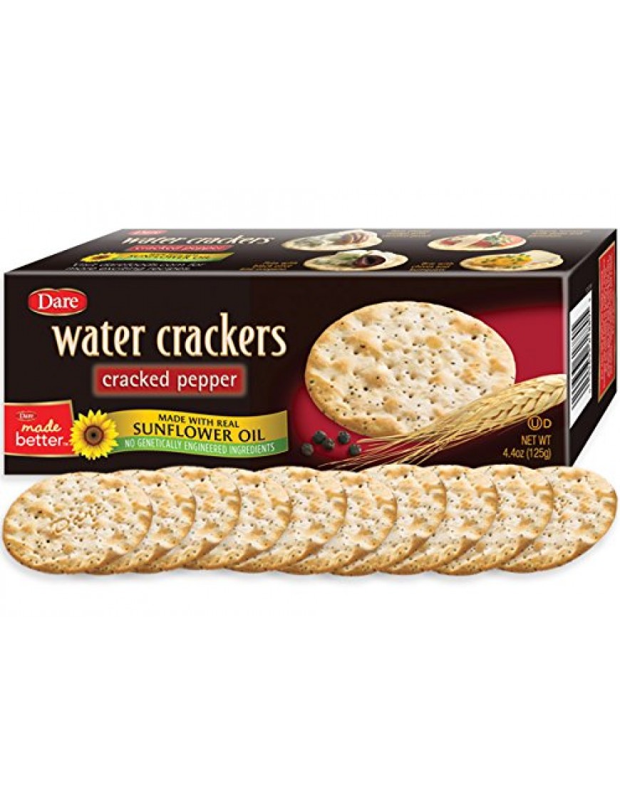 Dare Water CrackersCracked Pepper (12x4.4Oz)