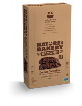 Nature's Bakery Double Chocolate Brownie (12x2 OZ)