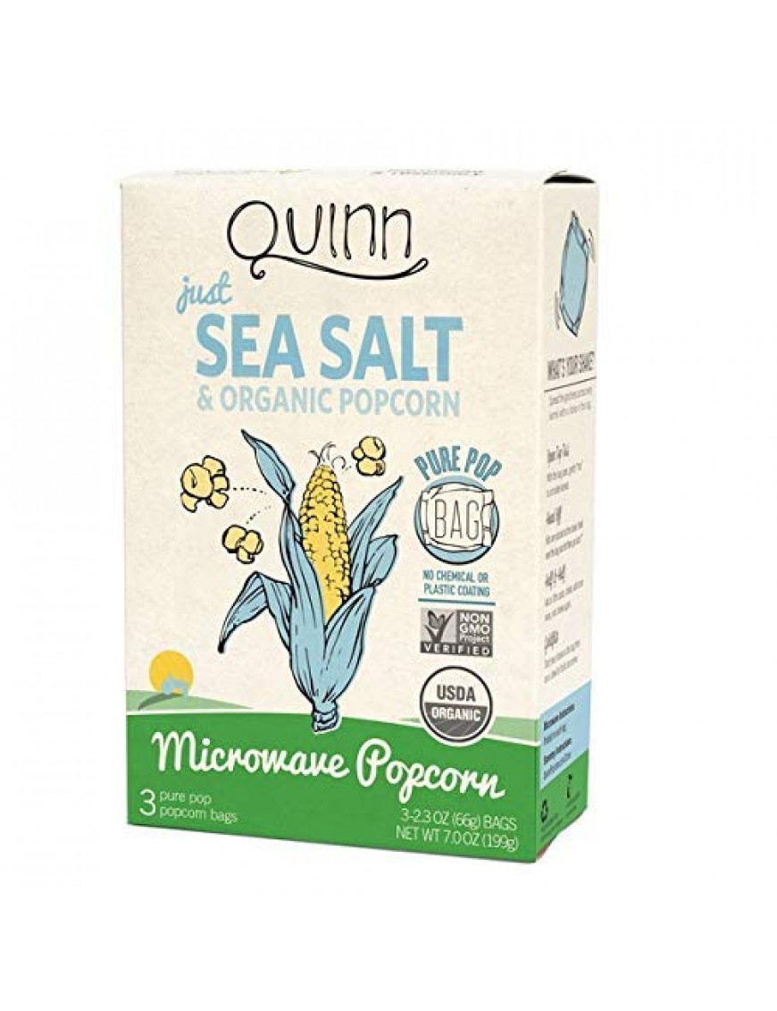 Quinn Just SeaSalt PCorn (6x7OZ )