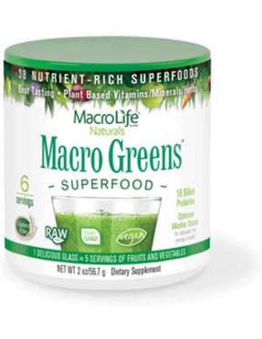 MacroLife Naturals Macro Green Superfood 6 servings (6x2 Oz)