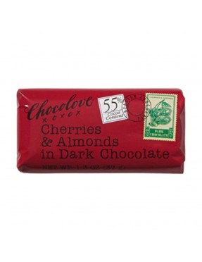 Chocolove Dark Chocolate Cherry & Almond Mini Bar (12x1.3 Oz)