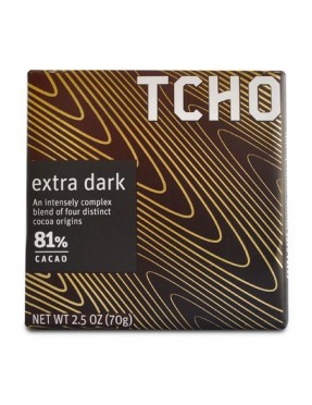 Tcho Dark Chocolate 81% Extra Dark (12x2.5 OZ)