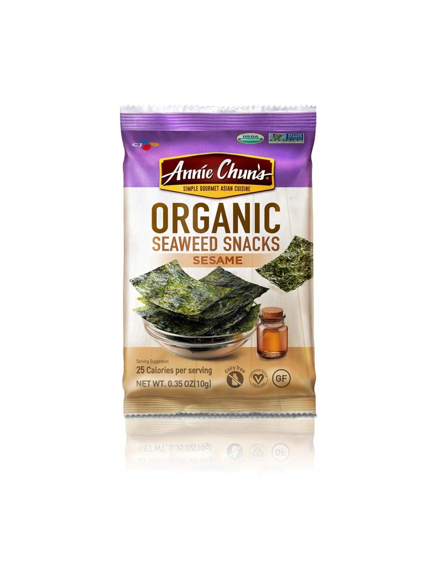 Annie Chun's Seaweed Snack Sesame (12x0.35Oz)