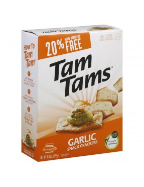 Manischewitz Garlic Tam Tam Cracker (12x9.6 Oz)