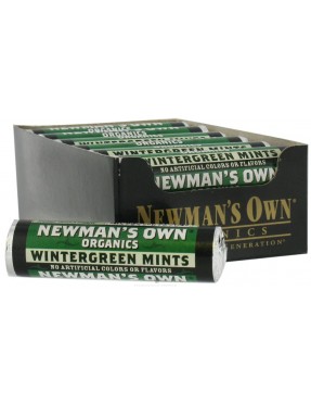 Newman's Own Wintergreen Roll Mints (12x.75 Oz)