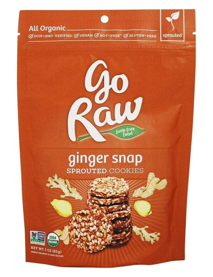 Go Raw Ginger Snap Super Cookie (12x3 OZ)