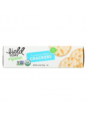 Field Day Organic Water Crackers (12x4.4Oz)