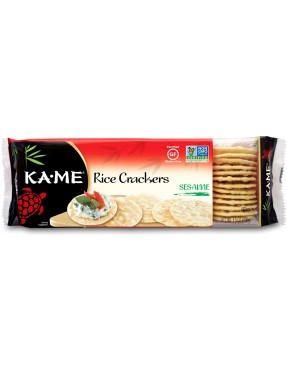 Ka-Me Rice Crunch Sesame Crackers (12x3.5Oz)