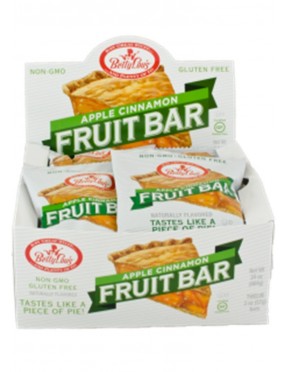 Betty Lou's Apple Cinnamon Fruit Bars (12x2 Oz)