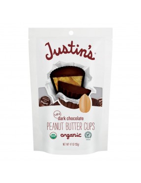 Justin's Organic Dark Chocolate Peanut Butter Cups (6x4.7 OZ)