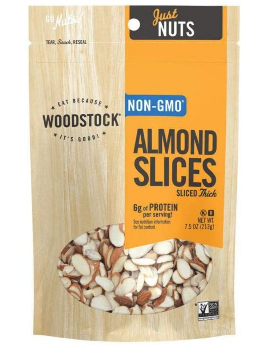 Woodstock Thick Sliced Almonds (8x7.5Oz)
