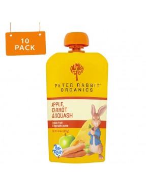 Peter Rabbit Organics Carrot, Squash & Apple Snack (10x4.4 Oz)