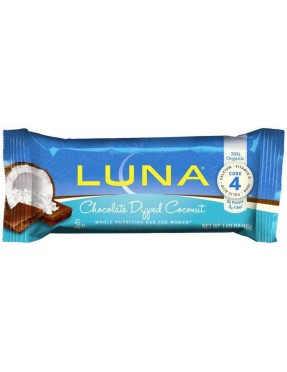 Clif Bar Organic Luna Chocolate Dipped Coconut (15x1.69 Oz)