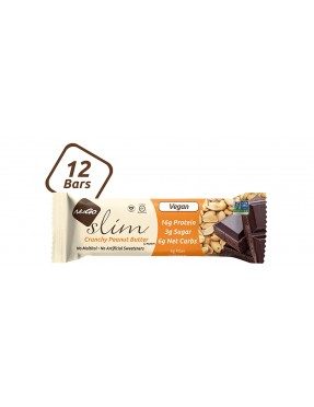 NuGO Slim Crunchy Peanut Butter Bar (12x1.59 Oz)