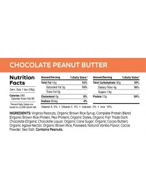 The GFB Choc Peanut Butter Bar Gluten Free (12x2.05Oz)