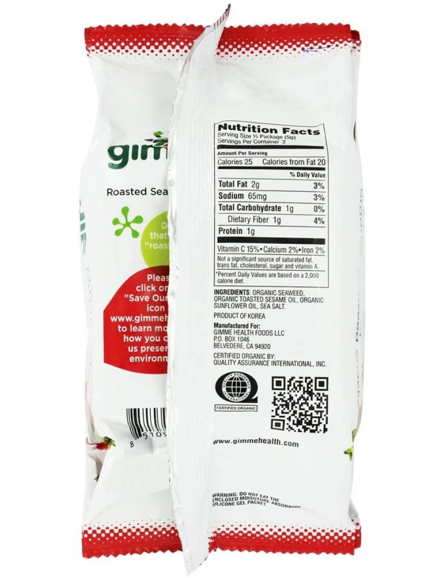 Gimme Seaweed Snk Ses (12x0.17OZ )