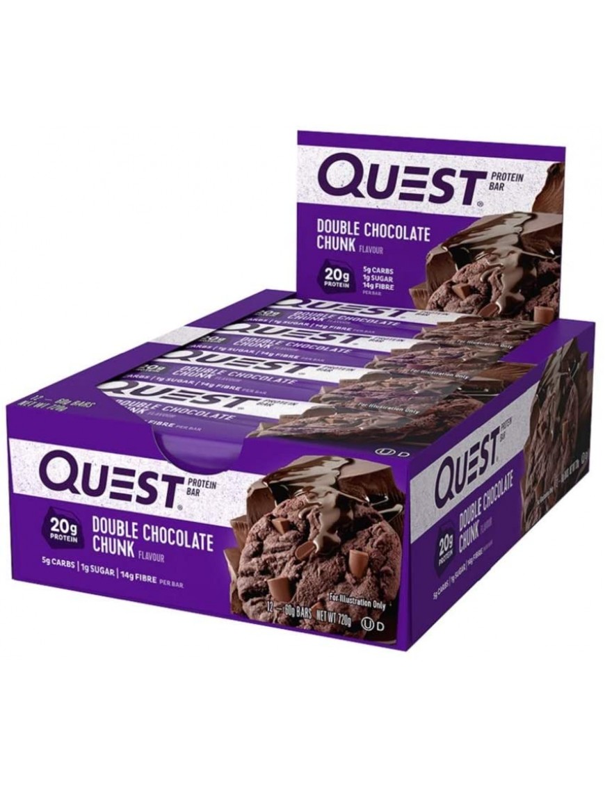 Quest Double Chocolate Chunk Bar (12X2.12 OZ)