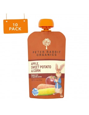 Peter Rabbit Organics Sweet Potato, Corn & Apple Snack (10x4.4 Oz)