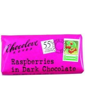 Chocolove Dark Chocolate Raspberry Mini Bar (12x1.2 Oz)