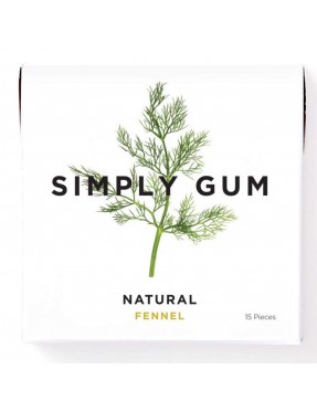 Simply Gum All Natural Gum Fennel Licorice (12X15 Ct)