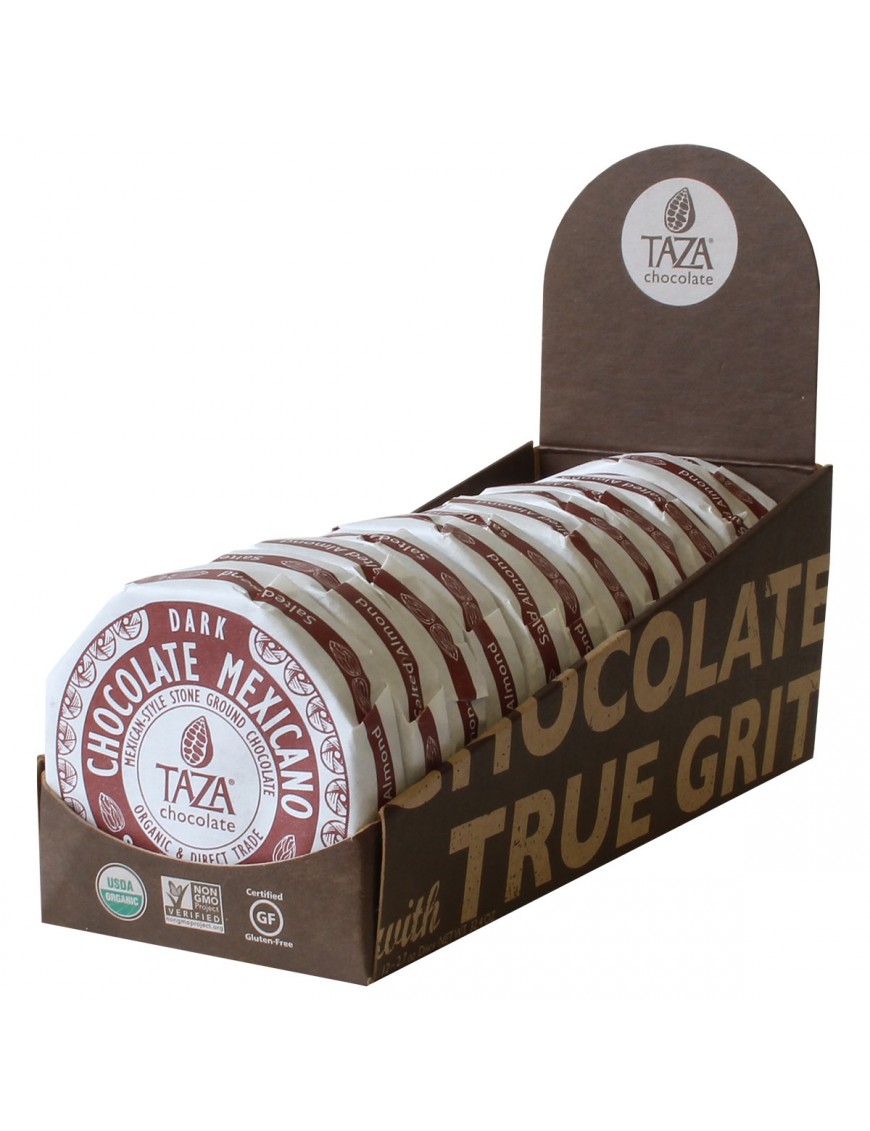 Taza Chocolate Salted Almond (12x2.7 OZ)