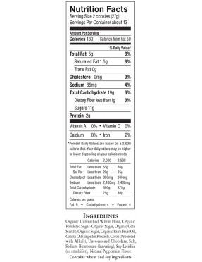 Newman's Own Organics O's Mint Creme (6x13OZ )