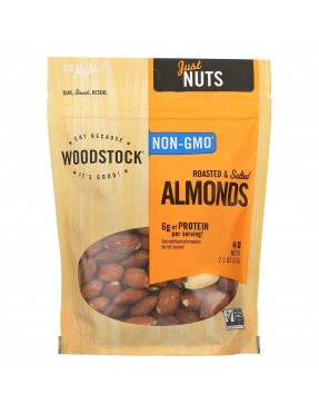 Woodstock R/S Almonds (8x7.5OZ )