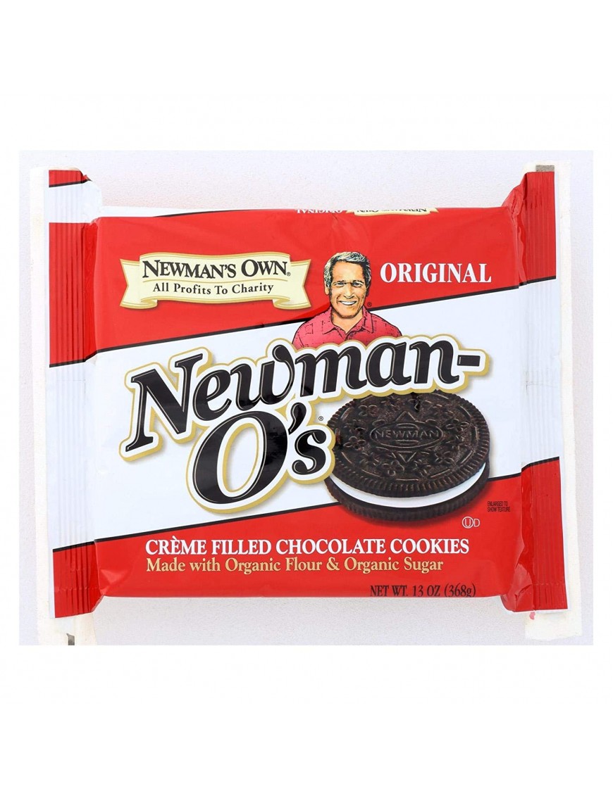 Newman's Own Organic Chocolate Vanilla Creme Cookie (6x8 Oz)