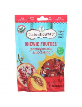 Torie and Howard Organic Pomegranate and Nectarine Chewie Fruities (6x4 OZ)