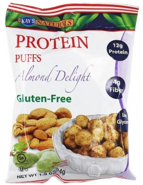 Kay's Naturals Protein Puffs Almond Delight (6 Pack) 1.2 Oz
