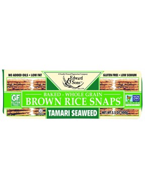 Edward & Sons Tamari Seaweed Fat Free Snaps (12x3.5 Oz)