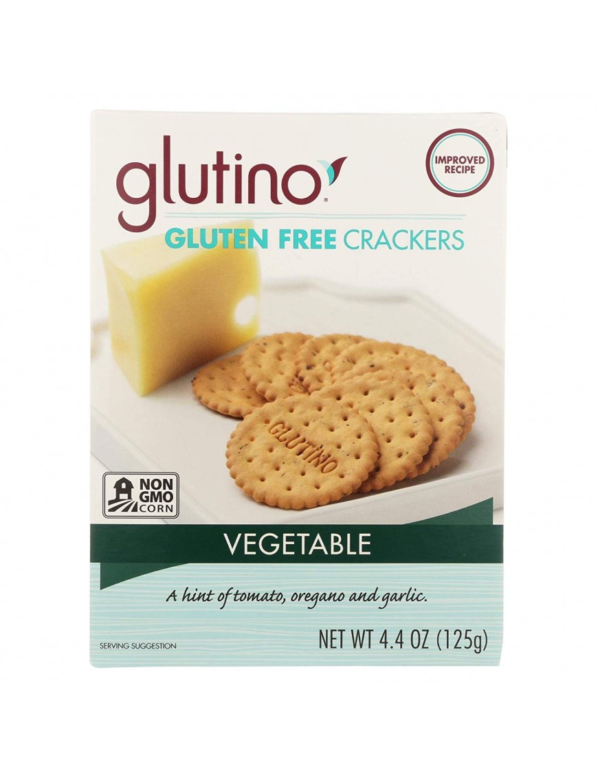 Glutino Vegetable Crackers (6x 4.4 Oz)