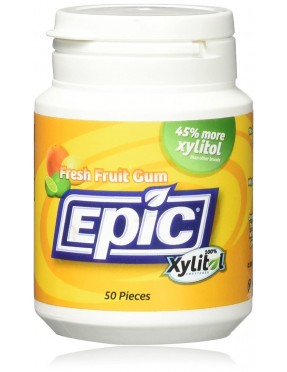 Epic Dental Xylitol Fresh Fruit Gum (1x50 Ct)