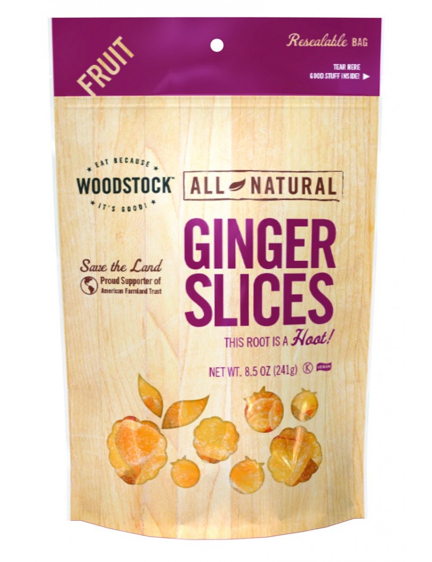 Woodstock Ginger, Unsulphured (8x8.5Oz)