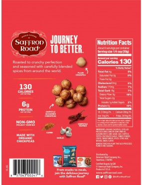 Saffron Road Chickpeas, Chipotle (12X6 OZ)