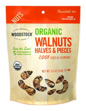 Woodstock Organic Walnut Havles and Pieces (8x5.5 Oz)