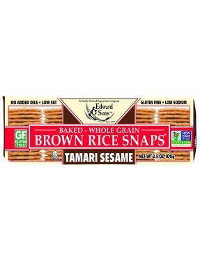 Edward & Sons Tamari Sesame Fat Free Snaps (12x3.5 Oz)