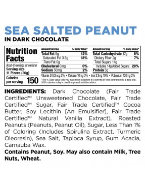 Little Secrets Sea Salted Peanut Dark Chocolate Candies (8x5 OZ)