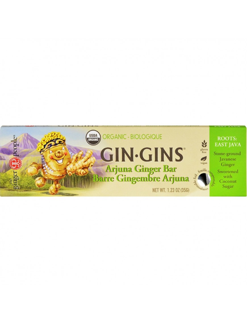 The Ginger People Arjuna Ginger Bar (16x1.23 OZ)