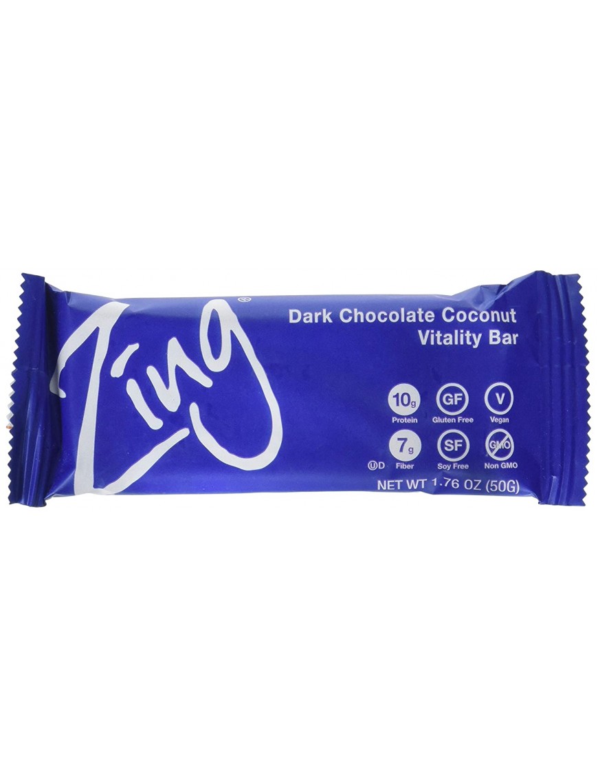 Zing Bars Chocolate Coconut Bars (12x1.76Oz)