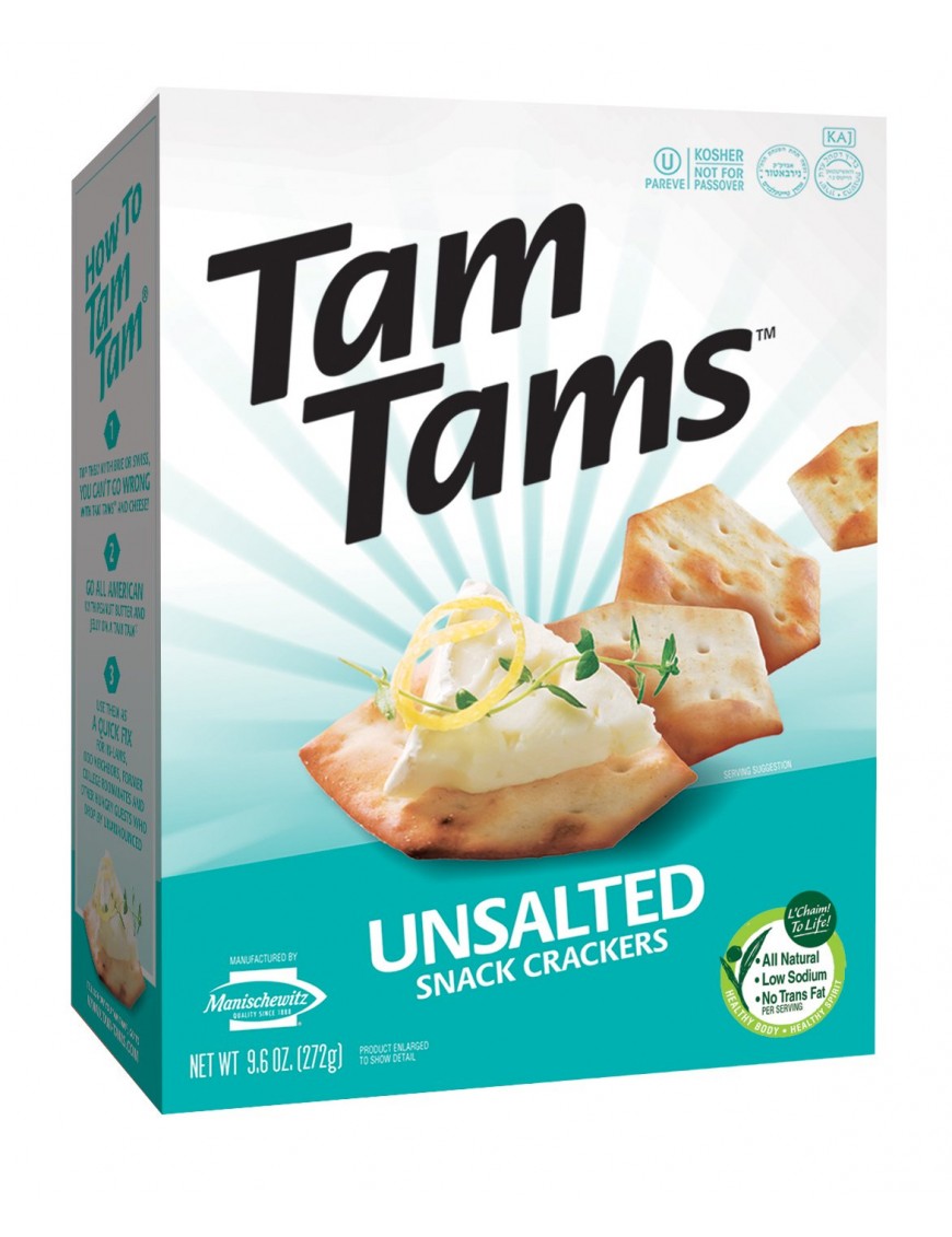 Manischewitz Unsalted Tam Tam Cracker (12x9.6 Oz)