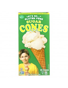 Edward & Sons Sugar Cones GF (12x4.6OZ )