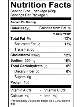 Nick's Sticks 100% Grass-Fed Beef Snack Sticks (25x1.7 OZ)