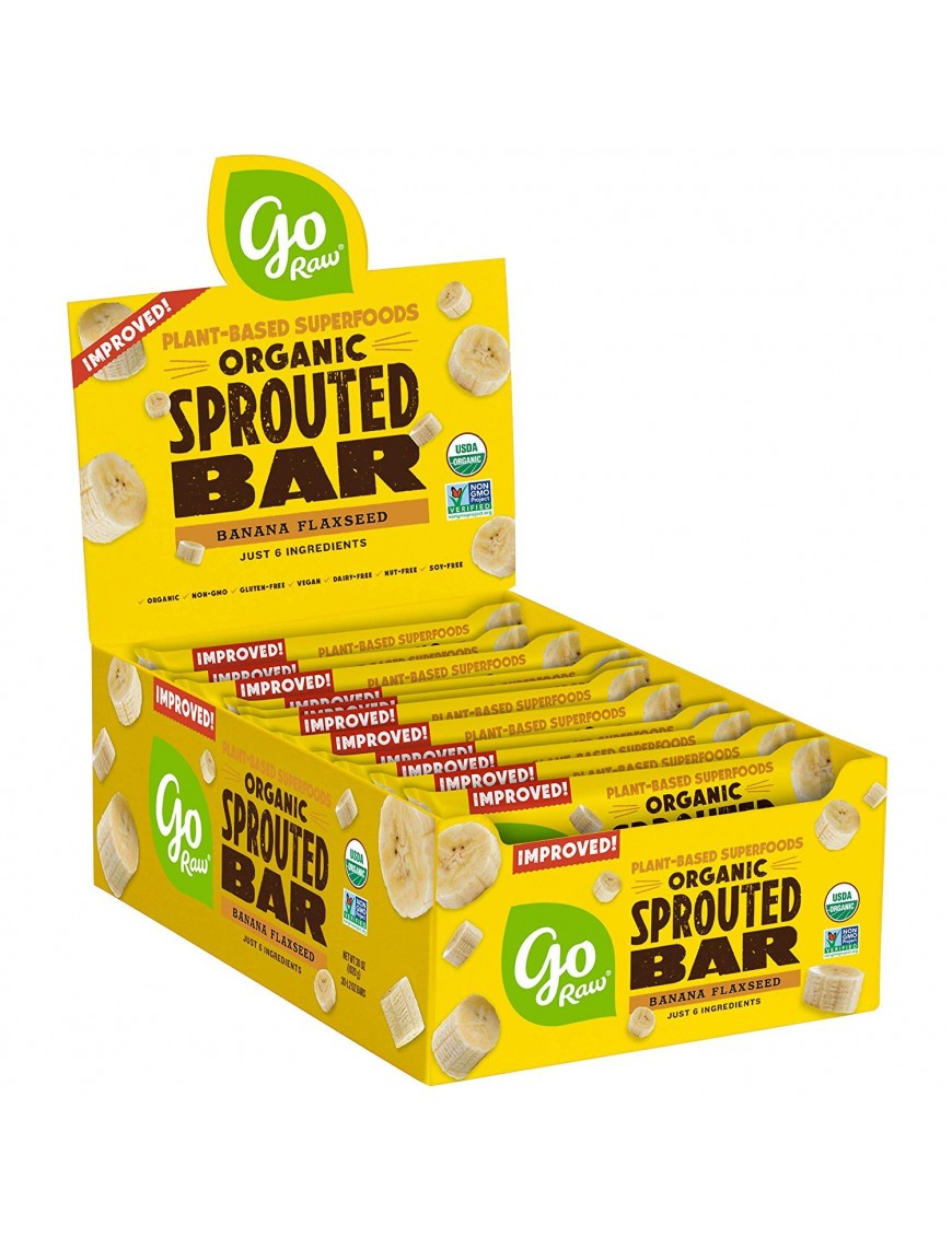 Go Raw Banana Bread Sprouted Bar (30x1.2 OZ)