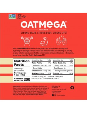 Oatmega Bar Vanilla Almond (12x1.8Oz)