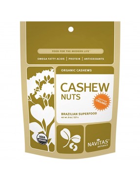 Navitas Naturals Organic Cashew Nuts (12x8 OZ)