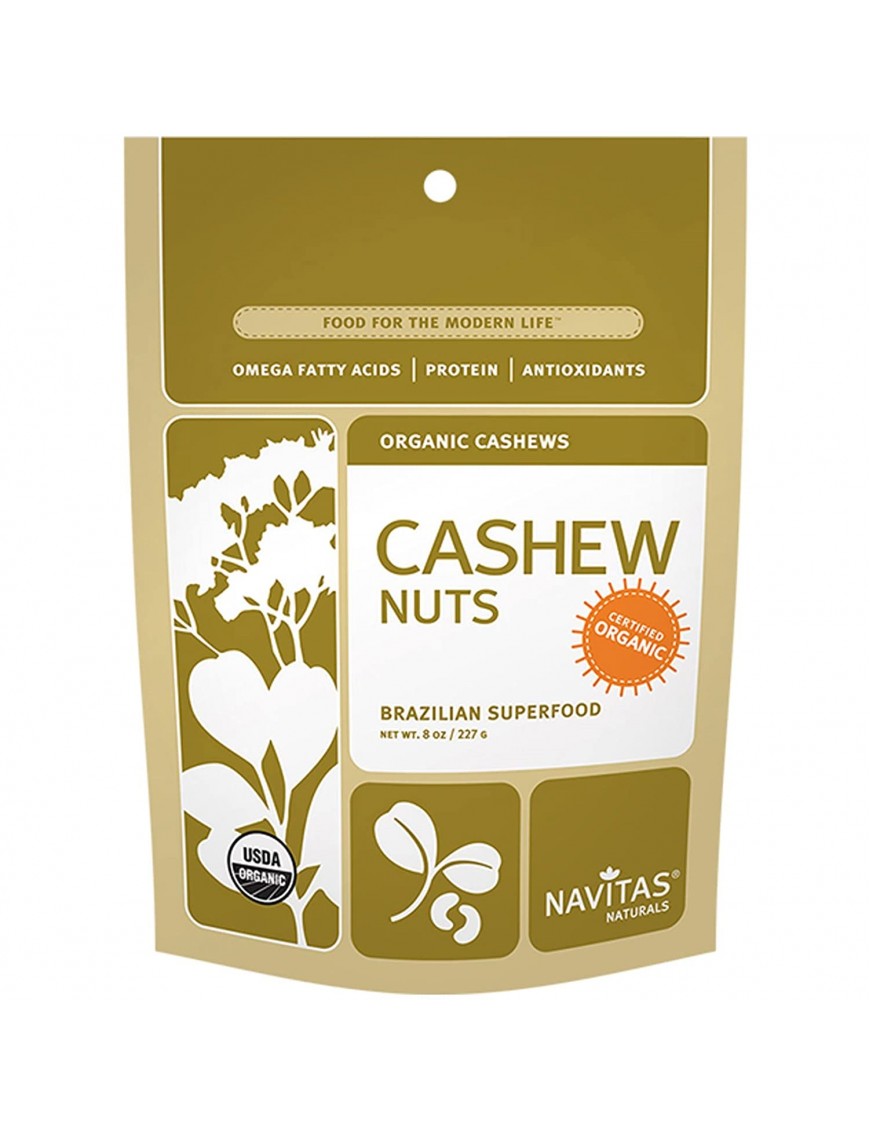 Navitas Naturals Organic Cashew Nuts (12x8 OZ)